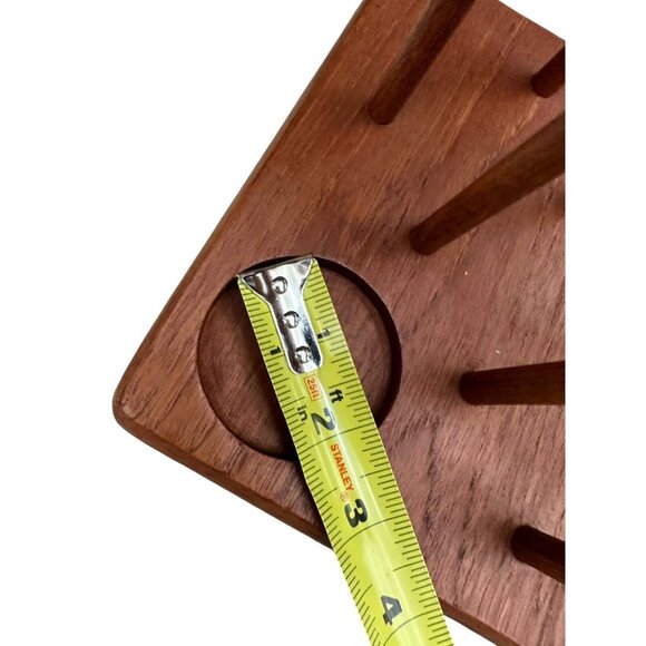 Vintage Gailstyn-Sutton Teak Wood Salt & Pepper Shakers &Napkin Holder - Picture 13 of 15